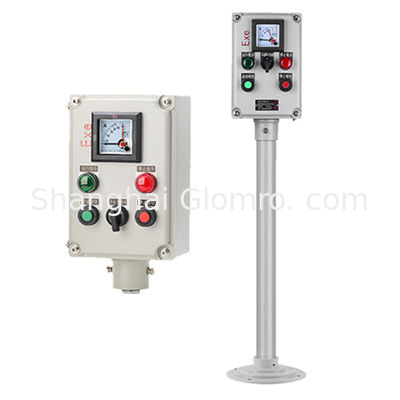 BAXIT IP65 Explosion-Proof Operation Panel Waterproof Box Enclosure Aluminium Project Box Emergency Button Box Die Casting Aluminum case 