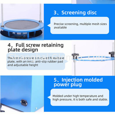 Electric 200mm 300mm Diameter Stainless Steel 304 Laboratory Standard Soil Sieve Shaking Machine