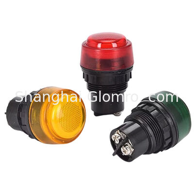 Waterproof IP66 Feature Piercing Hole Size: 30mm GLO8050 12V/24V/36V/220V/380V Explosion-proof Panel Signal Indicator Light