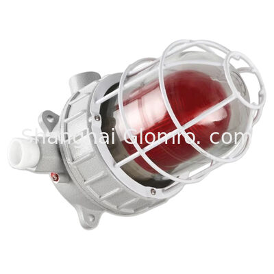 90dB IP66 Buzzer Alarm Sound Light Multi-colors Tri-color Explosion Proof Audible and Visual Light with Cover for Oil and Gas
