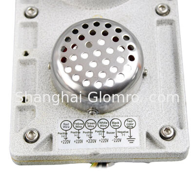 Acousto-Optic Explosion Proof Trolley Line Indicator Exd IIC T6 IP66 WF1 AC220V/380V 3 Phase Phase Loss Alarm Warning Light