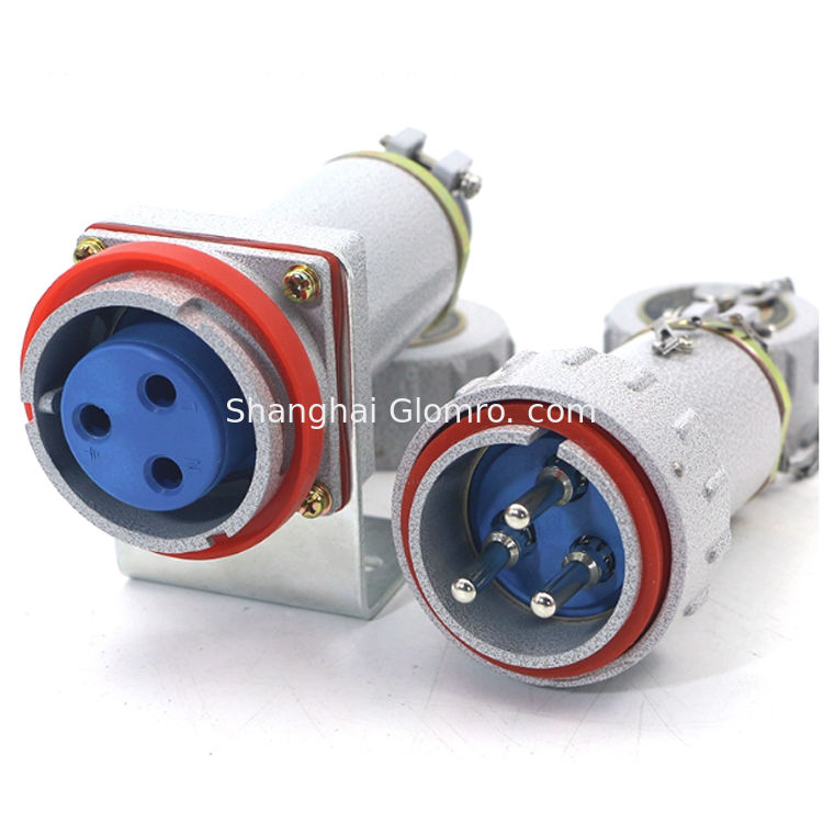 32A/60A  YT/XZ 16a 500V No Spark Industrial Plug Socket 4 Pin 3Pin Explosion Proof Connector 
