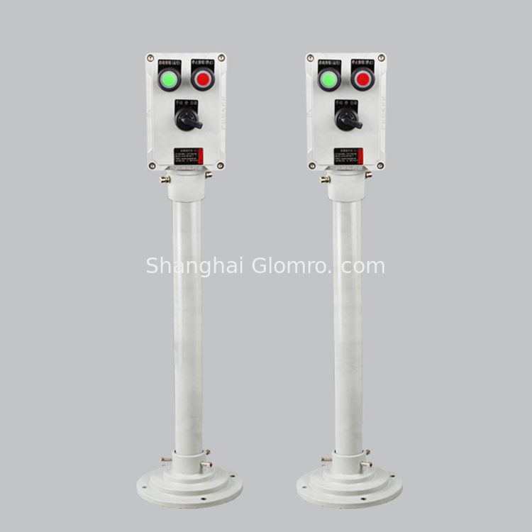 ATEX Electrical Anti-explosion Aluminum Metal Enclosure 6 Way Explosion-proof Operation Panel Control Box