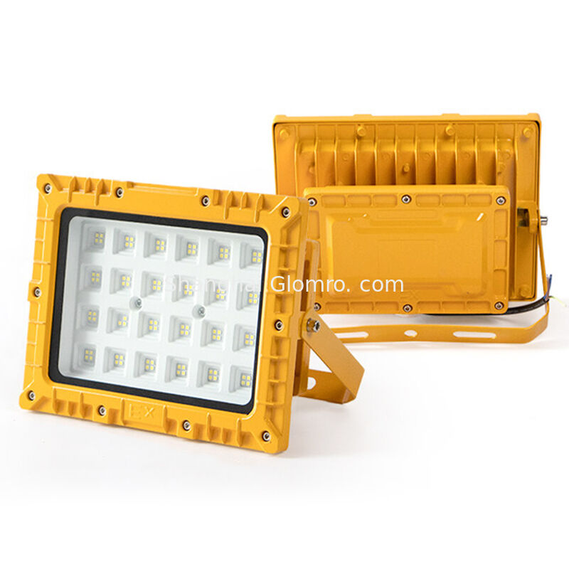 Exde IICT6 Gb LED Thickened Square 50W-800W Explosion-proof Wide-intensity Floodlight IP66 Dust-proof and Water-proof