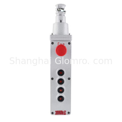 دکمه ضد انفجار GLO-LA5817 کنترل دستگیره 4K / 6K بلند کردن جرثقیل مسافرتی تک سرعت سوئیچ بلند کننده الکتریکی ضد انفجار