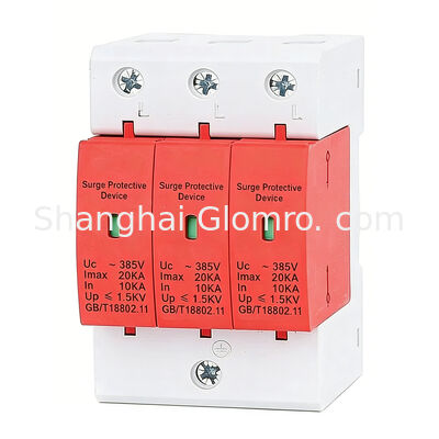 GLOMRO 1P / 2P / 3P / 4P 20KA 40KA 60KA 80KA 100KA کلاس دوم SPD Surge Protective Device Surge Protective Device